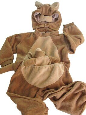 Kangaroo Costume w Baby InCharacter Size 12-18 Mos Plush Cosplay HALLOWEEN
